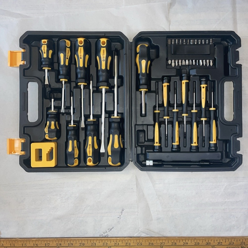 Armartisan 43‎ pc Magnetic Screwdriver Set Philips Hex Pozidriv Torx Precision